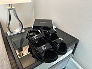 Kitlife Chanel 25P Velcro Sandals Black  - 4
