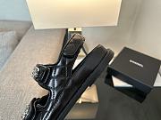 Kitlife Chanel 25P Velcro Sandals Black  - 3