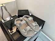 Kitlife Chanel 25P Velcro Sandals White - 6