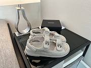 Kitlife Chanel 25P Velcro Sandals White - 5