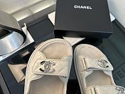 Kitlife Chanel 25P Velcro Sandals White - 3
