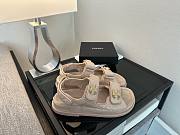 Kitlife Chanel 25P Velcro Sandals Beige - 2