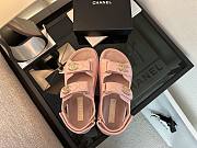 Kitlife Chanel 25P Velcro Sandals Pink - 6