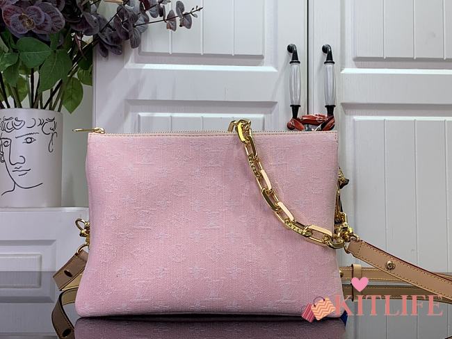Kitlife Louis Vuitton Coussin PM Bag Washed Pink M13313 26x20x12cm - 1