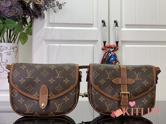 Kitlife Louis Vuitton Duo BB Bag Brown Monogram M26592 19x14x6cm - 1