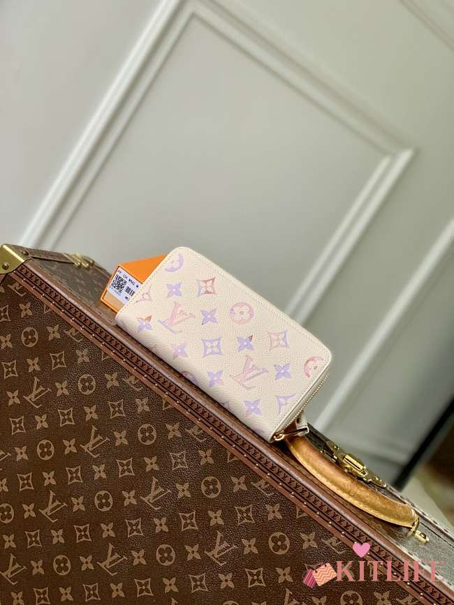 Kitlife Louis Vuitton Zippy Wallet Dream Beige M25594 19.5x10.5x2.5cm - 1