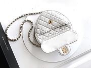 Kitlife Chanel 25B Heart Bag White 18x19x5.5cm - 6