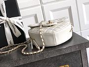 Kitlife Chanel 25B Heart Bag White 18x19x5.5cm - 5
