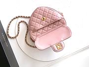 Kitlife Chanel 25B Heart Bag Pink 18x19x5.5cm - 6