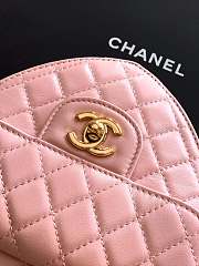 Kitlife Chanel 25B Heart Bag Pink 18x19x5.5cm - 4