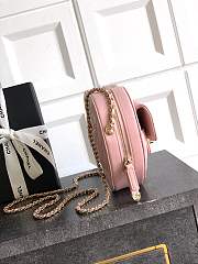 Kitlife Chanel 25B Heart Bag Pink 18x19x5.5cm - 3