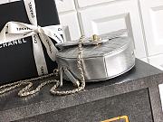Kitlife Chanel 25B Heart Bag Silver 18x19x5.5cm - 4