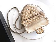 Kitlife Chanel 25B Heart Bag Gold 18x19x5.5cm - 6