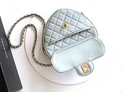 Kitlife Chanel 25B Heart Bag Grey 18x19x5.5cm - 6