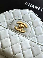 Kitlife Chanel 25B Heart Bag Grey 18x19x5.5cm - 3