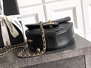 Kitlife Chanel 25B Heart Bag Black 18x19x5.5cm - 6