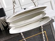 Kitlife Chanel White Matte Acrylic With Large Logo Tote Bag 33x32x12.5cm - 6