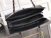 Kitlife Chanel Black Matte Acrylic With Large Logo Tote Bag 33x32x12.5cm - 4