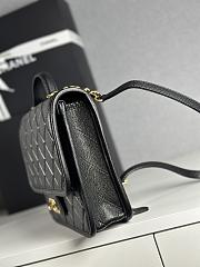 Kitlife Chanel 25B Clover Backpack Black 22x19.5x7cm - 4