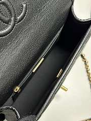 Kitlife Chanel 25B Clover Messenger Crossbody Bag Black 16.5x25x8.5cm - 5