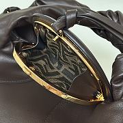 Kitlife Fendi Spy Handbag Dark Brown 32x12x18cm - 5