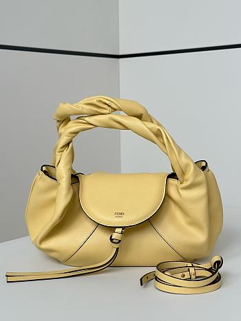 Kitlife Fendi Spy Handbag Yellow 32x12x18cm
