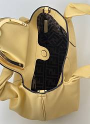 Kitlife Fendi Spy Handbag Yellow 32x12x18cm - 5