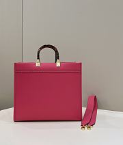 Kitlife Fendi Sunshine Medium Dark Pink Bag 36x13x32cm - 5