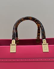 Kitlife Fendi Sunshine Medium Dark Pink Bag 36x13x32cm - 3