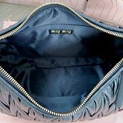 Kitlife Miu Miu Wander Matelassé Black Nappa Leather Hobo Bag 29x24x10cm - 5