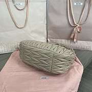 Kitlife Miu Miu Wander Matelassé Begie Nappa Leather Hobo Bag 29x24x10cm - 3