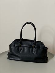 Kitlife Miu Miu Aventure Black Leather Tote Bag 22.5×44×14.5cm - 3