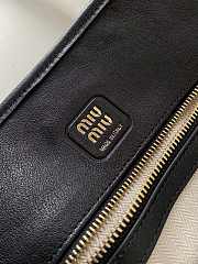 Kitlife Miu Miu Aventure Black Leather Tote Bag 22.5×44×14.5cm - 2