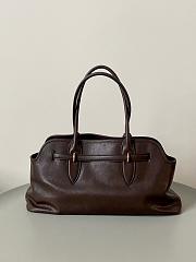 Kitlife Miu Miu Aventure Dark Brown Leather Tote Bag 22.5×44×14.5cm - 6