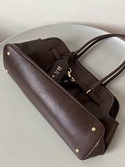 Kitlife Miu Miu Aventure Dark Brown Leather Tote Bag 22.5×44×14.5cm - 5