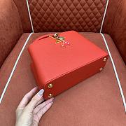 Kitlife Louis Vuitton x TM Capucines BB Cherry Motif Bag Red M13250 27x17.3x9cm  - 4