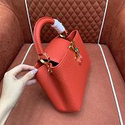 Kitlife Louis Vuitton x TM Capucines BB Cherry Motif Bag Red M13250 27x17.3x9cm  - 3