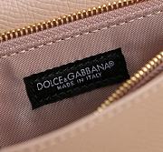 Kitlife Dolce & Gabbana Pink Leather Chain-strap Crossbody Bag 20x11x3cm - 2
