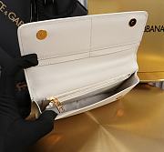Kitlife Dolce & Gabbana White Leather Chain-strap Crossbody Bag 20x11x3cm - 6