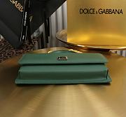 Kitlife Dolce & Gabbana Green Leather Chain-strap Crossbody Bag 20x11x3cm - 6