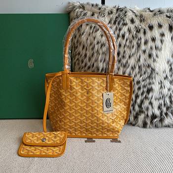 Kitlife Goyard Anjou Mini Bag Yellow 20.5x9x20cm