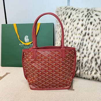 Kitlife Goyard Anjou Mini Bag Red & Orange 20.5x9x20cm