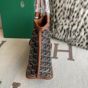 Kitlife Goyard Anjou Mini Bag Black & Brown Trim 20.5x9x20cm - 5