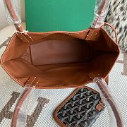 Kitlife Goyard Anjou Mini Bag Black & Brown Trim 20.5x9x20cm - 2