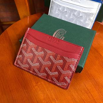 Kitlife Goyard Card Holder Red - 11x8cm