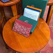 Kitlife Goyard Card Holder Red - 11x8cm - 3