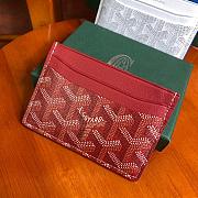 Kitlife Goyard Card Holder Red - 11x8cm - 2