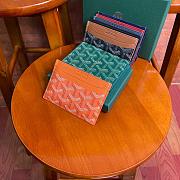 Kitlife Goyard Card Holder Orange - 11x8cm - 6