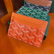 Kitlife Goyard Card Holder Orange - 11x8cm - 2