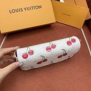 Kitlife Louis Vuitton x TM Wallet On Chain Ivy White Monogram Cherry Canvas M14239 23.5x12x4.5cm - 4